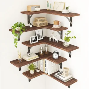 Floating Corner Wall Shelves