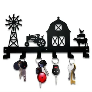 Sturdy Metal Wall Key Rack