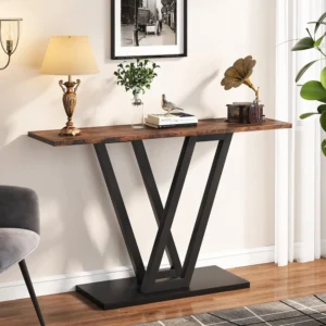 43 Inch Narrow Entryway Table