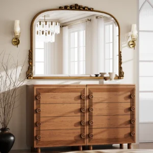 Arched  Vintage Wall  Mirror