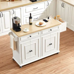 Kitchen 58" Rolling Island