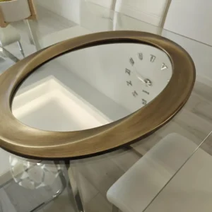Oval Beveled Edge Wall Mirror